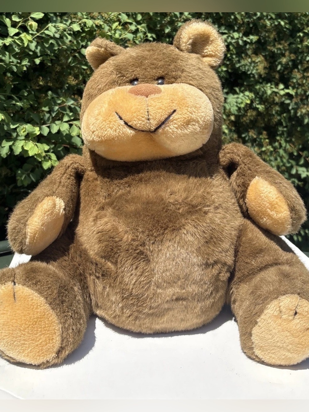 Vintage International Plush Teddy Bear Brown 15" Sitting 1983 Stuffed